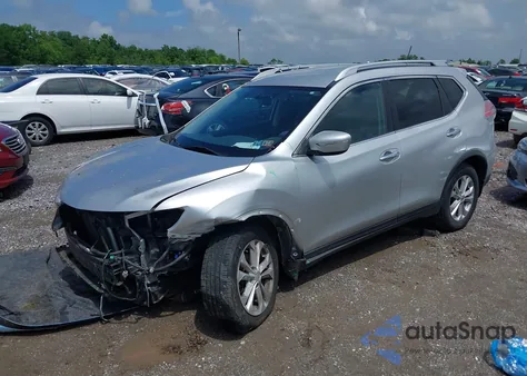 2015 Nissan Rogue Sv z USA, uszkodzony, nr VIN KNMAT2MV1FP546528